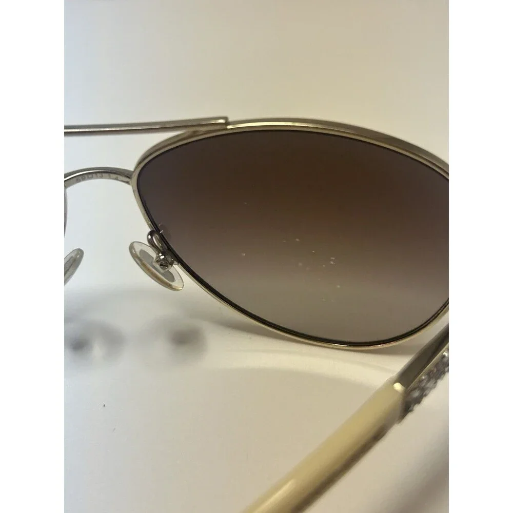 Jimmy Choo BABA/S Light gold cream 59/13/135 WOMAN Sunglasses Used Read